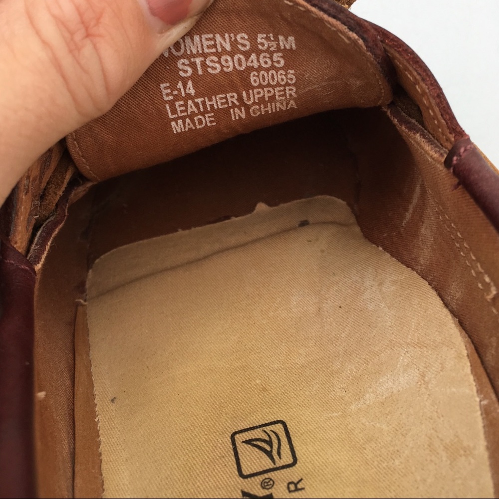 Sperry Top-Siders With Anchor Print Size 5.5 - image 8